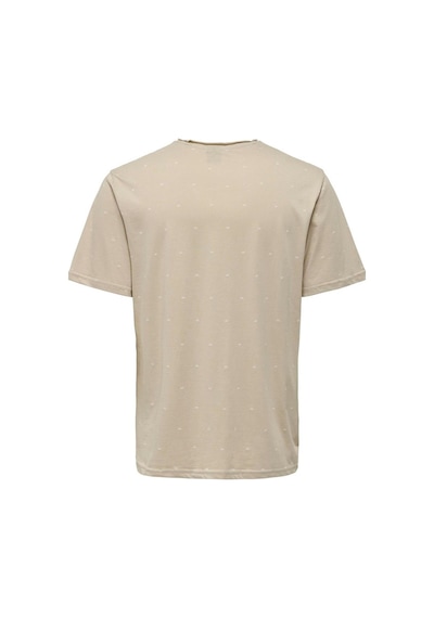 Only & Sons Onsmyron Lıfe Reg Ss Dıtsy Tee Cs 22029480 Gümüş 001