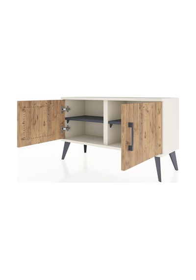 Arges Şifonyer 2 Raflı 2 Kapaklı 88x30x48 Aytaşı-çam/antrasit Çam/antrasit Arges Şifonyer 2 Raflı 2 Kapaklı 88x30x48 Aytaşı-çam/antrasit Çam/antrasit
