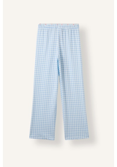 Defacto %100 Pamuk Bisiklet Yaka Uzun Koıllu Pijama Üstü Esnek Belli Uzun Pijama Altı 2li Pijama Takımı I2283a826aupn323 Pembe-pn323