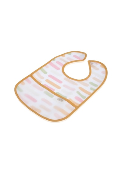 Babyjem Leke Tutmaz Önlük Pastel Şeritler Çok Renkli