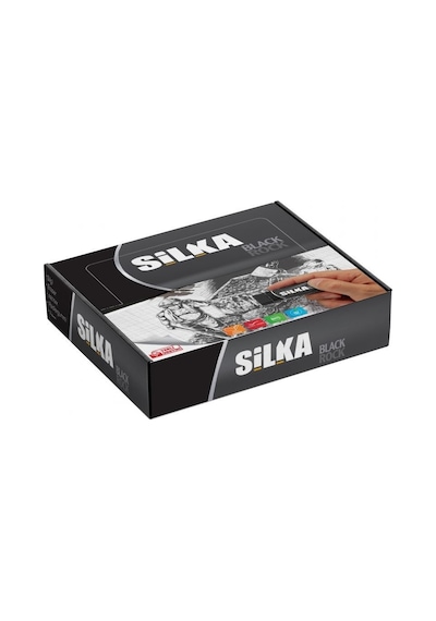 Silka Sg.4 Black Rock Silgi 20'li Paket Siyah