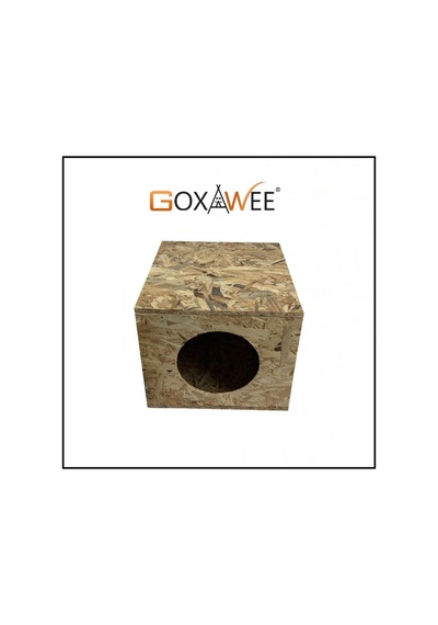 Goxawee Kedi Evi Dış Ortam Uygun Ahşap Kedi Evi Osb 36x34x32 Cm