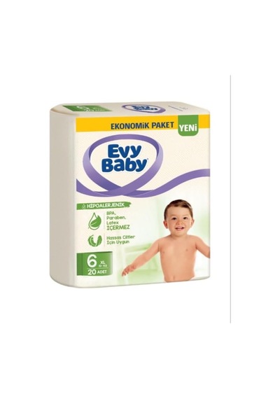 Evy Baby Bez Ekonomik 6 Xl 20 Adet