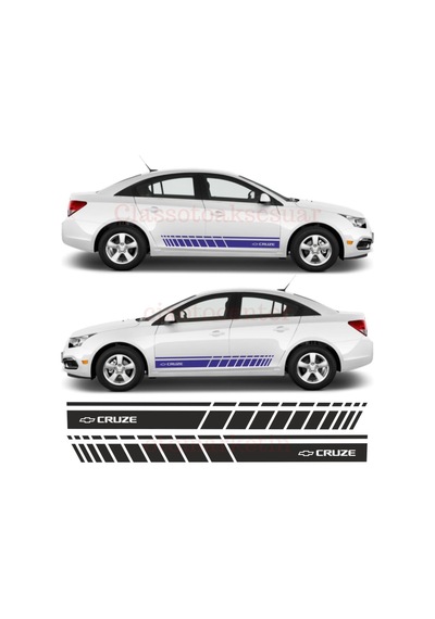 Chevrolet Cruze Yan Şerit Oto Sticker (288422557)