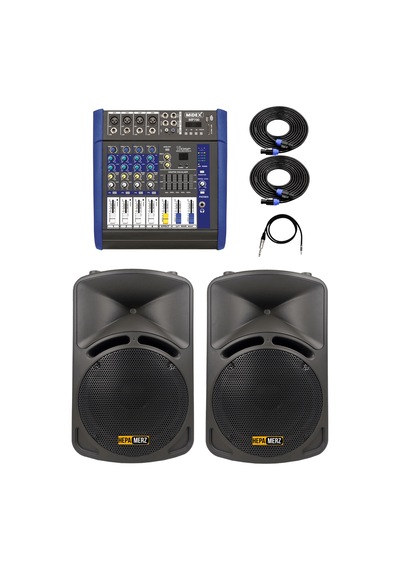 Lastvoice Bronz Paket-1 Profesyonel Ses Sistemi Mikser Hoparlör E