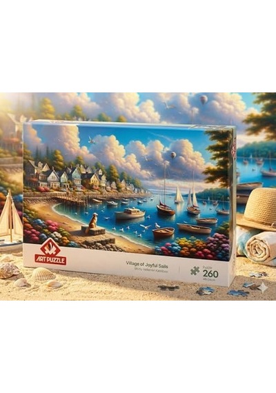 Mutlu Yelkenler Kasabası 260 Parça Puzzle