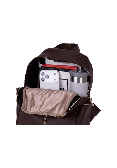 Bloominbag Burkley Avelıne Cocoa Brown Pu Deri Kadın Sırt Çantası kahverengi