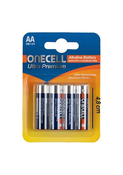 Ultra Premium Alkalin 1,5 V. 4'lü Aa Boy Pil