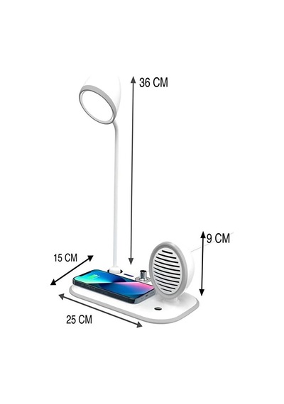 3in1 Masa Lambası / 15w Cep Telefonu Kablosuz Hızlı Şarj Standı / Diğer