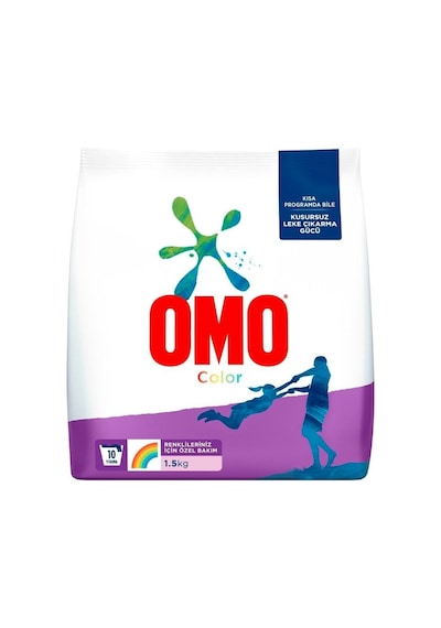 Omo Color Toz Çamaşır Deterjan 10 Yıkama 1500 G