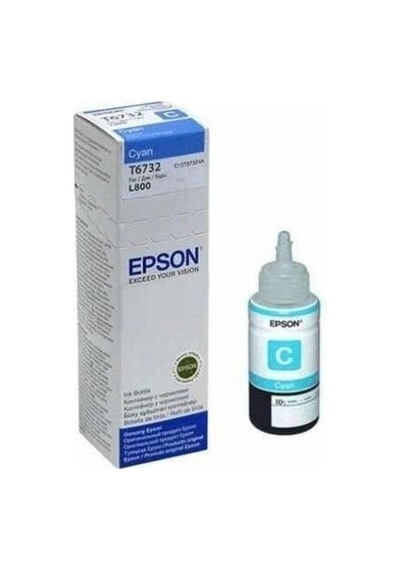 Özel Seri Epson T6732 Cyan İnkjet Mürekkep Kartuşu Görsel Ev Sıvı