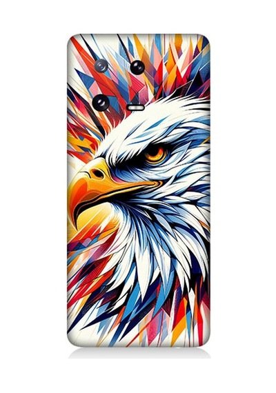 Xiaomi Mi 13 Pro 5g Uyumlu Renkli Kartal Sıçrayışı Desenli Silikon Kılıf Çok Renkli