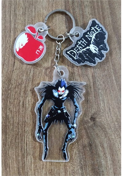 Owl Bag Death Note - Ryuk Desenli Charmlı Acrylic Anahtarlık Çanta Süsü Mıx