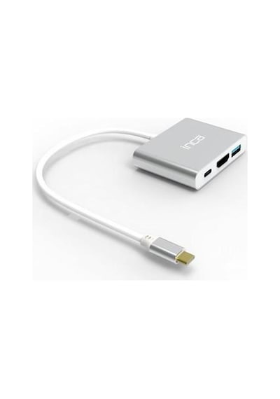 Inca Itpc-04tx 0.15metre Type-c - Hdmı Görüntü Adaptörü Gümüş 100w-155359