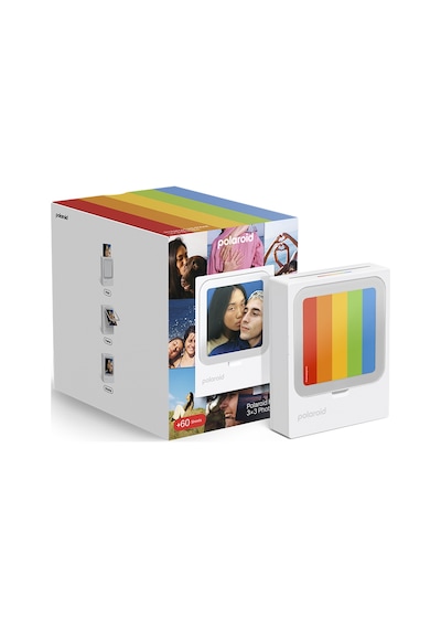 Polaroid Hiprint 3x3 Cep Fotoğraf Yazıcısı Beyaz