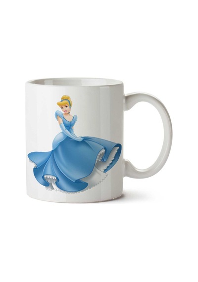 Cinderella-png İki Tarafı Baskılı Kupa Bardak Çok Renkli