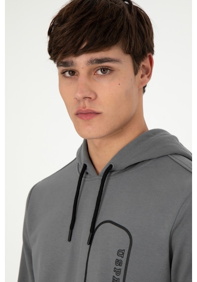U.s. Polo Assn. Erkek Gri Sweatshirt 50293310-vr024 Gri