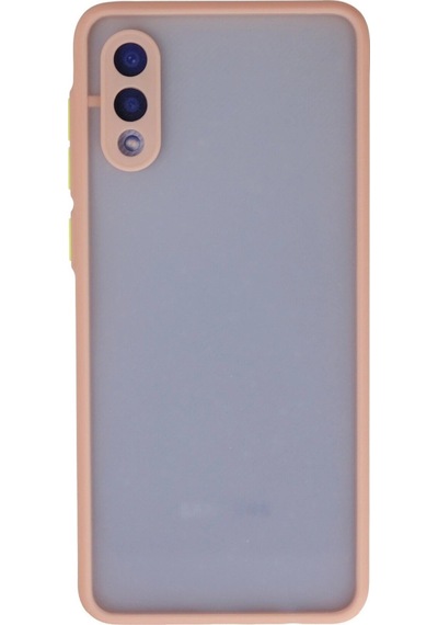 Samsung Uyumlu Galaxy A02 Kılıf Montreal Silikon Kapak Pembe\