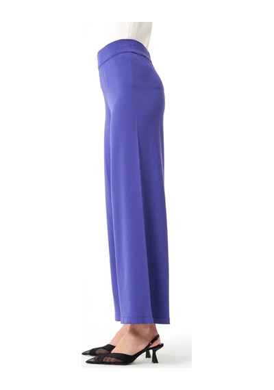 Mizalle Bsc Rayon Triko Mor Pantolon Mor