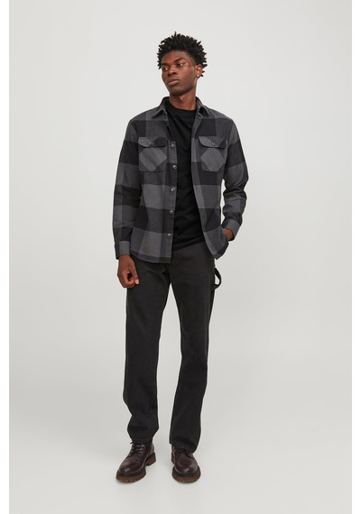 Jack & Jones Erkek Jjebradley Bisiklet Yaka Kısa Kollu %100 Pamuk T-shirt 12249319 Siyah SIYAH Siyah Jack & Jones Erkek Jjebradley Bisiklet Yaka Kısa Kollu %100 Pamuk T-shirt 12249319 Siyah SIYAH Siyah