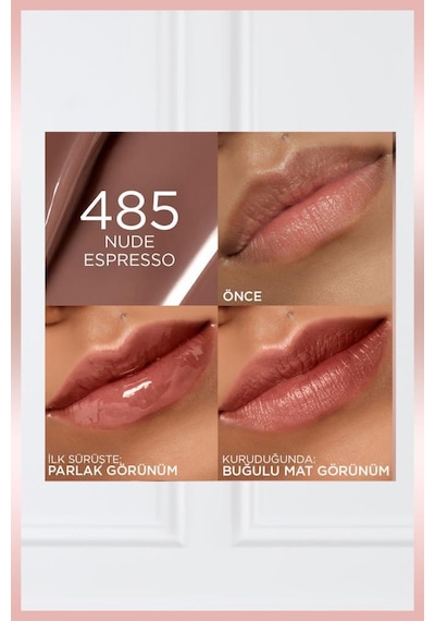 Hyaluron Lip Tint Dudak Parlatıcı - 485 Nude Espresso 3600524242831-11060 Diğer