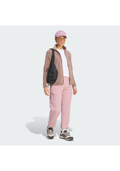 Adidas Terrex Multi Essentials Full Zip Kadın Polar Ceket Ky9854 Kahverengi