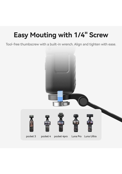 Gimbal Camera Neck Mount Pocket 3, 4, 4p, Insta360 Luna, X6, X5, X4 Uyumlu Diğer
