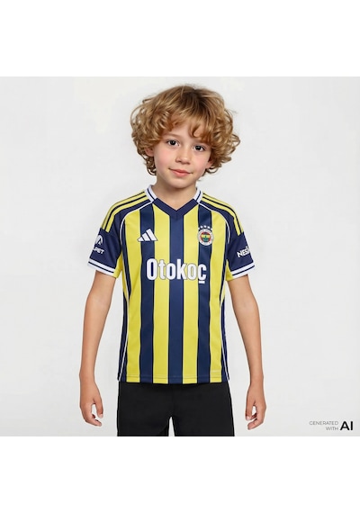 Adidas Fenerbahçe 25-26 Çocuk Sarı Futbol İç Saha Forması Kd7290 Sarı