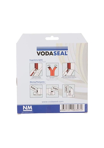 Vodaseal 53.01.050 Kapı Pencere İzolasyon Bandı, Kendinden Yapışkanlı, Kahve