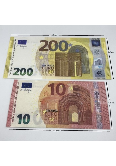 Aykar 200 Adet Geçersiz 10 Ve 200 Euro Düğün Para Dizi Film Tiktok Ve