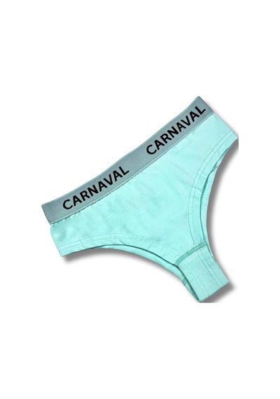 Carnaval Socks Carnaval Turkuaz Renkli Premium Kadın Brazilian Külot Çok Renkli