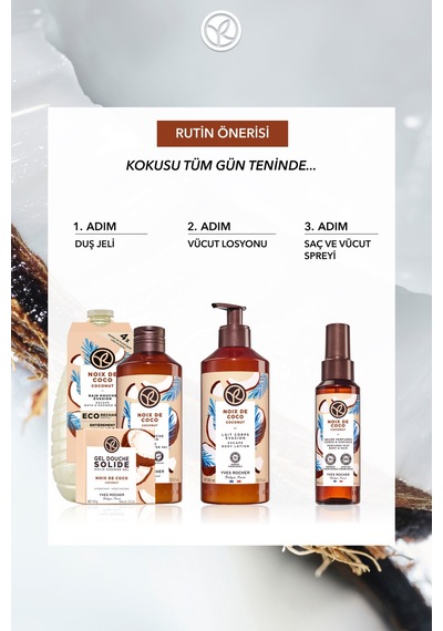 Yves Rocher Vücut Losyonu - Nemlendirici Ve Besleyici Tropikal Hindistan Cevizi-vegan-390ml