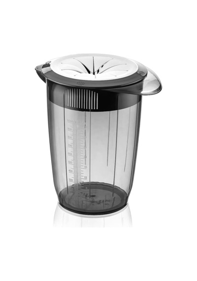 Deconox Kapaklı Mikser Blender Kabı 1 Litre Sıçratmayan Çırpma Mikser Kabı, Kapaklı Çırma Kabı Asorti