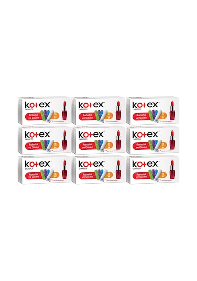 Kotex Tampon Mini 144 Lü Set 9pk 16