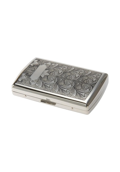 Pearl Japan Venus Metal Kısa Sigara Tabakası Arabasque Krom 12li