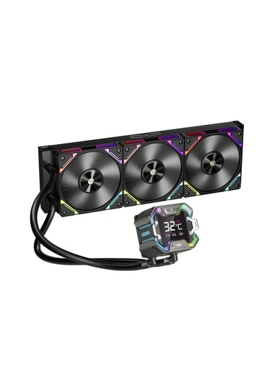 1st Player X Starship E X360e Mm Siyah Argb Dijital Ekran Am5 / Lga 1851 Işlemci Sivi Soğutucu