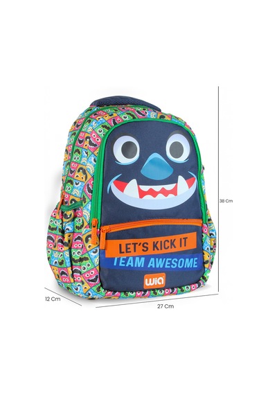 Wia Monster Erkek Çocuk İlkokul Çantası