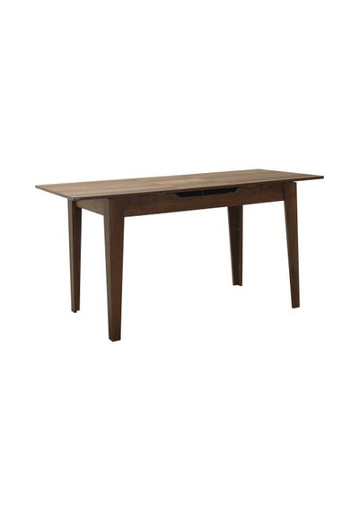 Açılır Mutfak Masası - Koyu Ceviz Oslo Ceviz 120-150x75x70 Cm Ceviz