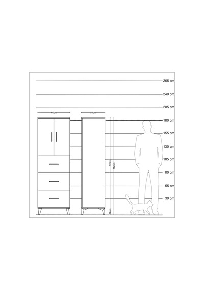 Kronos Dolap 2 Raflı 3 Çekmeceli 2 Kapaklı 60x59x182 Aytaşı-a... Aytaşı Kronos Dolap 2 Raflı 3 Çekmeceli 2 Kapaklı 60x59x182 Aytaşı-a... Aytaşı