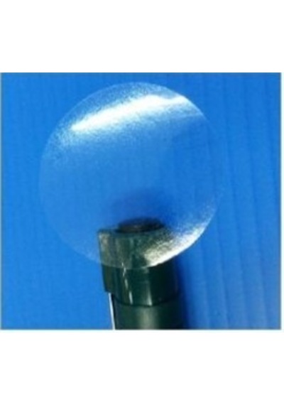 75 MM PVC ŞEFFAF YUVARLAK ETİKET 500 LÜ SARIM