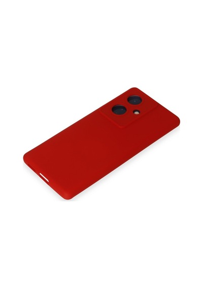 V29 Lite Kılıf Nano İçi Kadife Silikon - Kırmızı Bz8683140629793