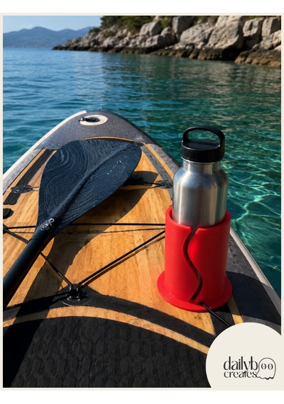 Kırmızı Paddle Board/kano Termos Tutucu-sup Board Termos Sabitleyici