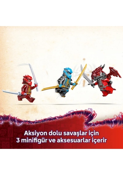 LEGO® NINJAGO® Kai’nin Robot Fırtına Aracı 71830 - 7 Yaş ve Üzeri Çocuklar için Yaratıcı Oyuncak Yapım Seti (333 Parça)