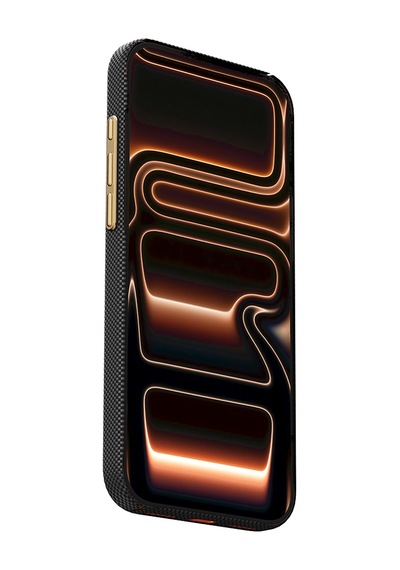 İphone 17 Pro Uyumlu Kılıf M-safe Şarj Özellikli Raptic Aramid Skin Rise Serisi Kapak Siyah