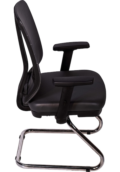 Ofisbazaar Up Deri Misafir Koltuğu Ergonomik Toplantı Ve Bekleme Koltuğu Martin 06- Gri Deri Gri Ofisbazaar Up Deri Misafir Koltuğu Ergonomik Toplantı Ve Bekleme Koltuğu Martin 06- Gri Deri Gri