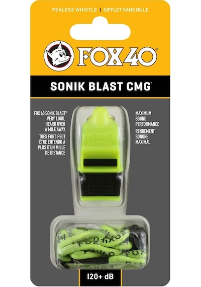 Fox 40 Sonik Blast Cmg Safety Düdük Neon/siyah - İpli 9203-3608 Çok Renkli