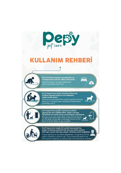 60x90 Hijyenik Tuvalet Eğitim Pedi 30'lu 4 Paket 120 Adet