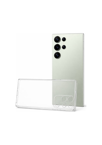 Samsung Uyumlu Galaxy S25 Ultra Kılıf Şeffaf Kamera Korumalı 3d