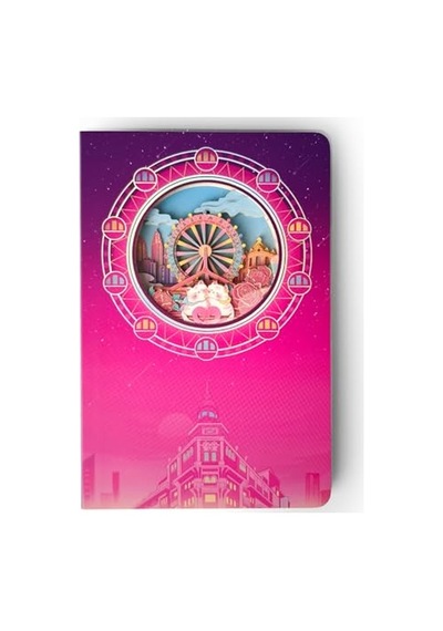 Dönme Dolap Temalı 3d Stereo Katmanlı Oyma Sayfalı Defter Ajanda Bloknot 20,8 X 14 Cm 120 Yaprak Diğer