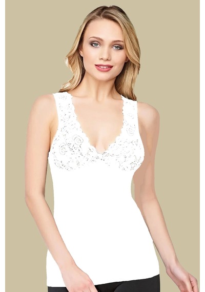 Belinay 0691 Dantelli Kadın Atlet 001
